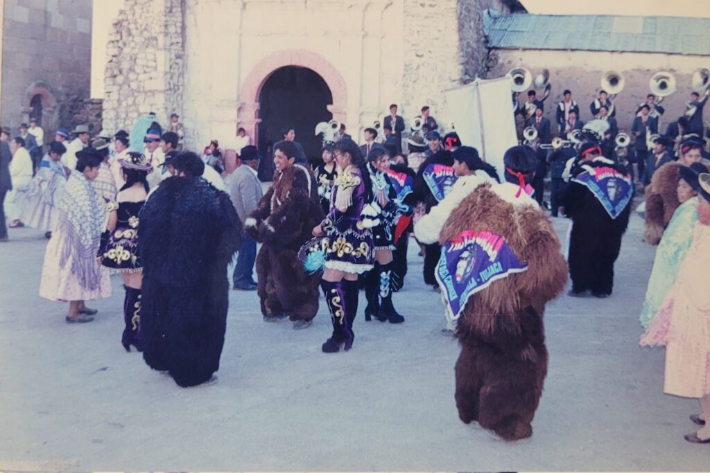 Traditional Peruvian folk performance
