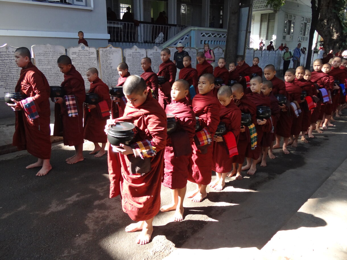 Young monks