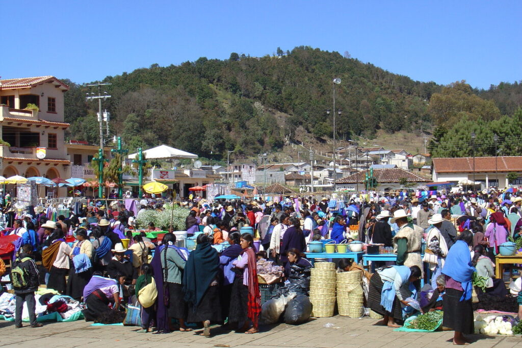 San Juan Chamula on Sunday