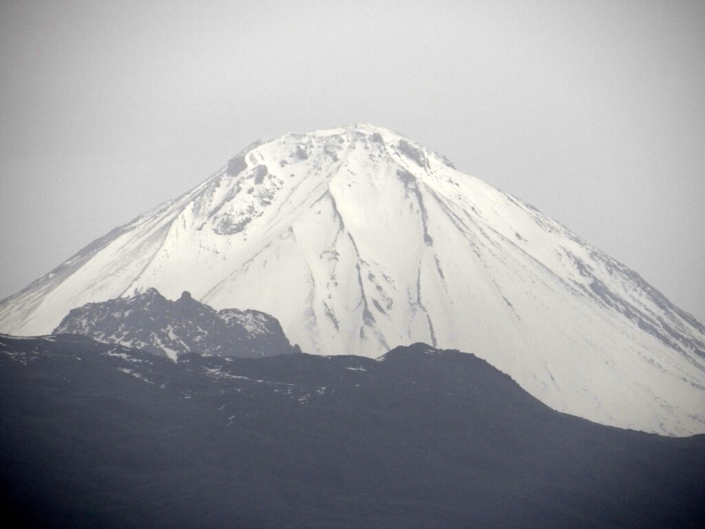 Snow-capped Mount Ararat at sunrise