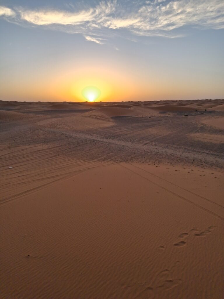 Sunrise in Erg Chebbi Desert